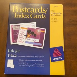 Avery Postcards/Index Cards Box of 400
